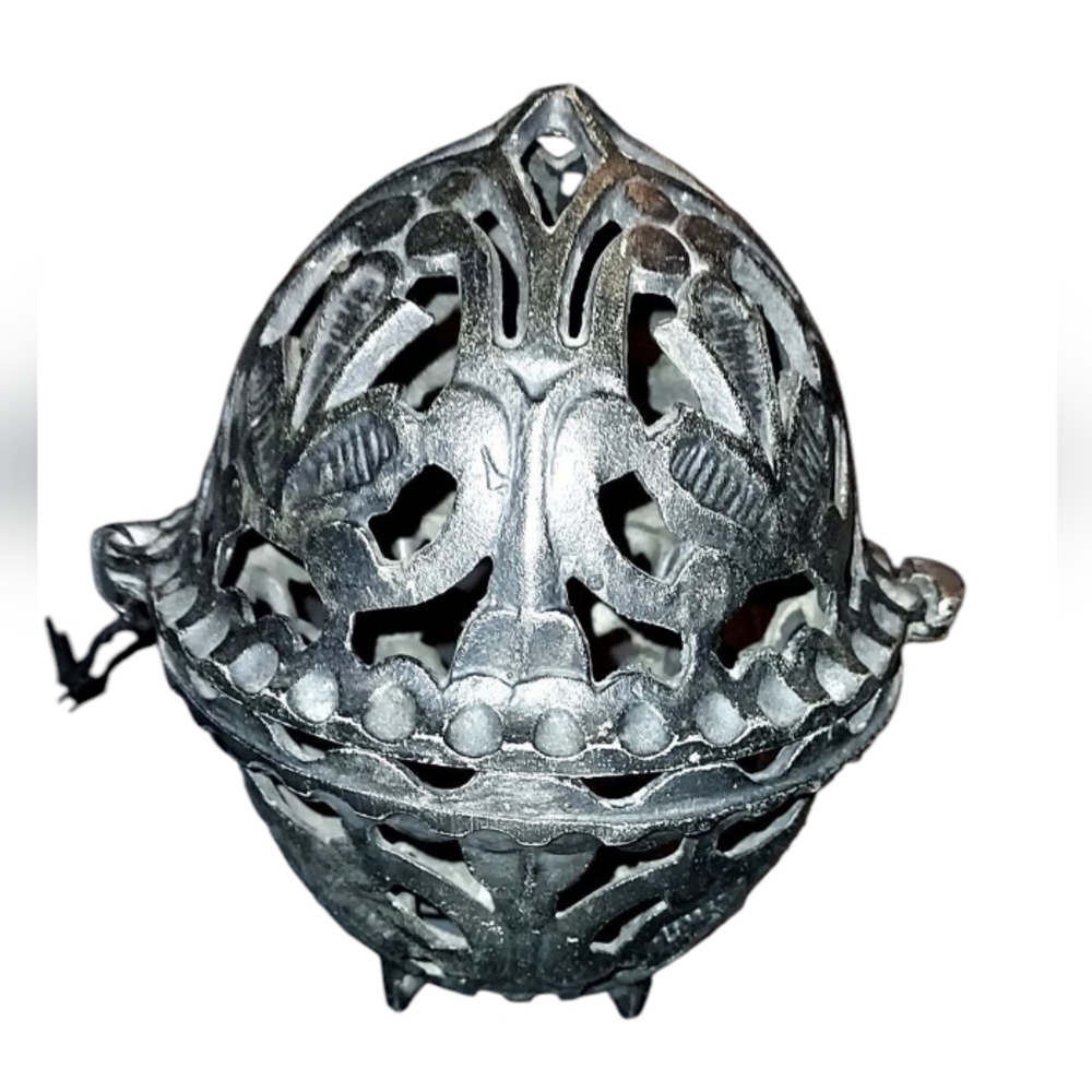 Vintage Wrought Iron Paragon Shadow Lite Victorylite Candle Company - Black